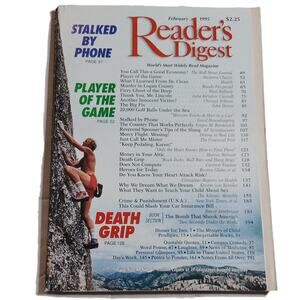 Reader's Digest Magazine February 1995 Vintage Diebenkorn Back Cover